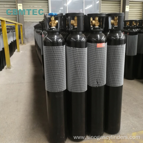 High Pressure Seamless 40L Medical O2 Steel Cylinders